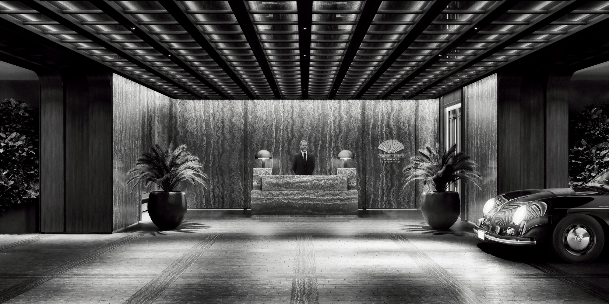 Entry of 9200 Wilshire